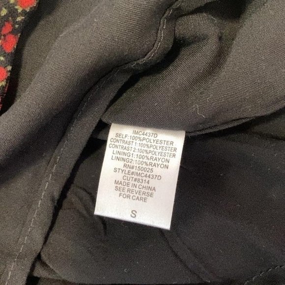 Express Emory Park Floral Midi Dress Size Small - Picture 11 of 11